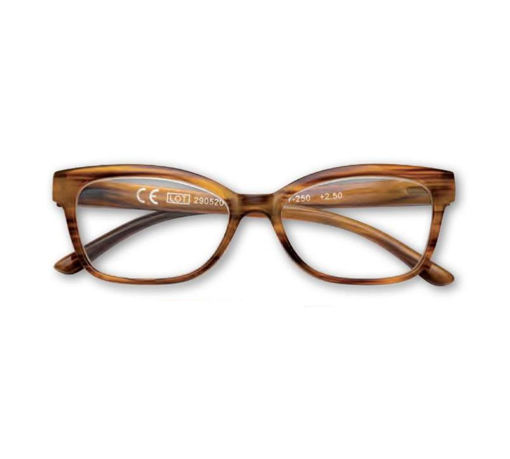 Picture of ZIPPO READING GLASSES +2.00 BROWN
